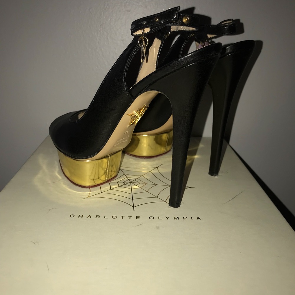 Charlotte Olympia Women’s shoes Black/Gold